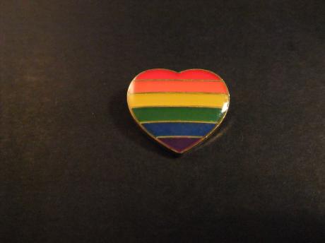 Regenboog hart
